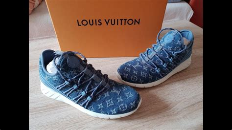 louis vuitton fastlane sneaker denim|Louis Vuitton fastlane sneaker blue.